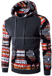 Sudadera con capucha personalizada de bolsillo de canguro, pulóver colorido de sublimación, venta al por mayor - Product Image 5