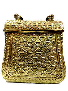 Bolso de Mano Tipo Clutch de Latón Hecho a Mano ROYAL ARTISANS FFGT-225K para Mujer, Fiesta, Novia, Boda - Product Image 3