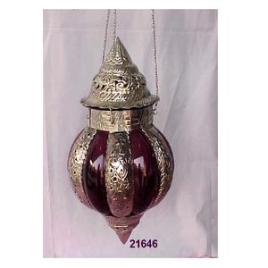 Best Quality Metal <b>Candle</b> Holder Lantern for Wedding and Home Glass & Brass <b>Hanging</b> Lanterns - Product Image 2