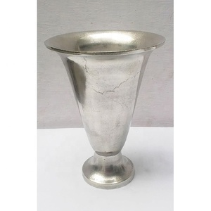 VASE à fleurs en métal avec dessus de TABLE, VASE à fleurs en métal pour la décoration de la maison, décoration de mariage en argent STYLE européen - Product Image 3