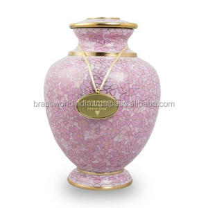 Urna Funeraria de Metal Estilo Americano con Diseño de Aves en Cloisonné - Product Image 6