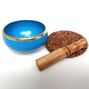 Ensemble de bols chantants tibétains 7 Chakra de haute qualité | Ensembles de bols chantants en bronze faits à la main pour la décoration Taille 4" - Product Image 2