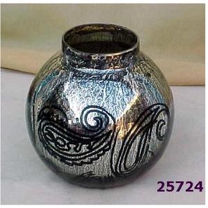 กระถางดอกไม้แก้วตกแต่งบ้านตกแต่งสีดำโบราณ - Product Image 1