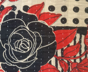 Indian <b>Cushion</b> Cover Handmade Sofa Kantha <b>Cushion</b> Cover - Product Image 1