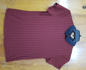 Blusa de mujer con estampado Allover de calidad de exportación 100% Material de viscosa de manga corta para la temporada de primavera - Product Image 1