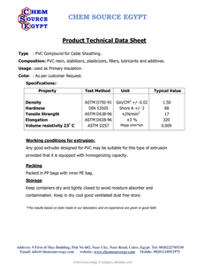 Composés de PVC souple en granulés pour câbles, composés de plastique souple pour fils, différentes couleurs, origine égyptienne - Product Image 5