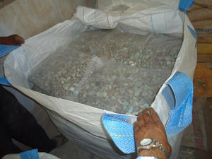 Gran oferta Super White Natural Stone Aggregate Grit Wash Pebbles Cobble Stone Decoración de pared para el diseño del jardín Inspirado India - Product Image 5