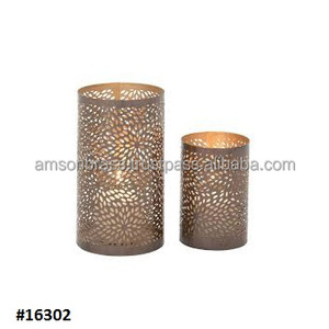 เชิงเทียนคริสตัลเหล็กแขวนโลหะเชิงเทียนคริสตัลเชิงเทียนโลหะสีทองตกแต่งบ้านโต๊ะกลาง - Product Image 2