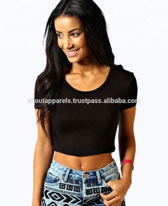 เสื้อครอปแขนยาวลูกไม้ปักลายขนาดใหญ่พิเศษระบายอากาศได้ดี - Product Image 4