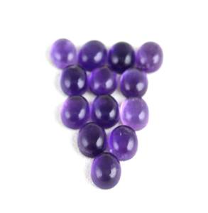 Cabujones de amatista púrpura Natural, forma ovalada lisa, a granel, fabricación de piedras preciosas sueltas, alambre, joyería envuelta - Product Image 3