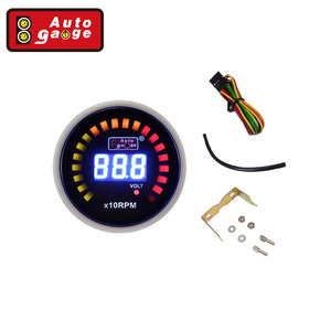 El Mejor Tacómetro Eléctrico de 52 mm para Automóvil, Nueva Pantalla LCD y LED, Voltaje de 12V para Fabricación de Autopartes - Product Image 6
