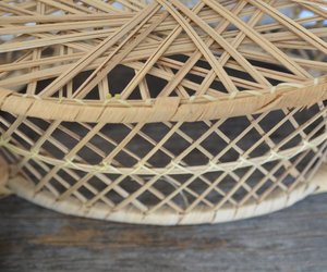 <b>Vintage</b> Rattan Peacock Sofa <b>Chair</b> - Product Image 6