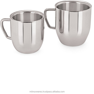 Taza de Café de Acero Inoxidable de Doble Pared con Aislamiento al Vacío MIINOX Ecológica al por Mayor para Uso Doméstico y Comercial Modelo MW-DWM - Product Image 4