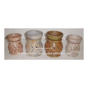 Handicrafts Aroma Oil Burner, Soapstone Aroma Oil Diffuser - Product Image 1