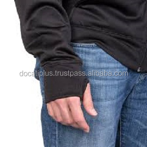 OEM personalizado Sudadera con capucha larga/Sudadera con capucha alta/Street Wear Thumb Hoodies - Product Image 2