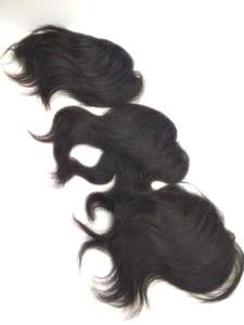 Cheveux humains indiens Remy 100% de qualité supérieure, couleur noire naturelle, longueur de 8 à 32 pouces, toupet, style vague naturelle - Product Image 6