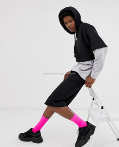 Ropa de calle de alta calidad sobre el tamaño al por mayor Sudadera con capucha Ropa de moda Hombre Sudaderas en blanco Sudaderas con capucha Jersey personalizado Algodón OEM - Product Image 4