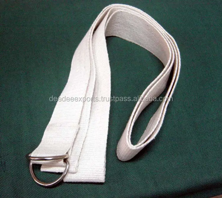 Boa Qualidade Yoga Belt Yoga Strap Belt Para Levantamento De Peso Pesado A Baixo Preço OEM, Alta Qualidade Private Label Índia