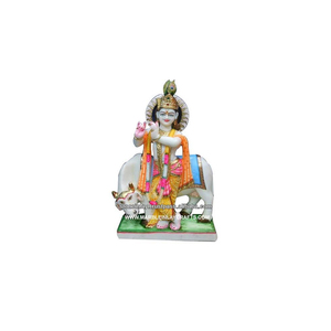 Murti de mármol del Señor Krishna - Product Image 1