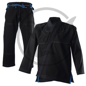 Pakistan BJJ Gi brésilien Jiu Jitsu Kimono Logo personnalisé broderie haute qualité 100% coton 360g Durable unisexe adulte ensembles - Product Image 1