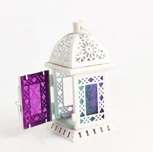 Farol personalizado hecho a mano, soporte de Metal para velas de hierro, ideal para regalo de Navidad, disponible en la exportación, venta al por mayor - Product Image 4
