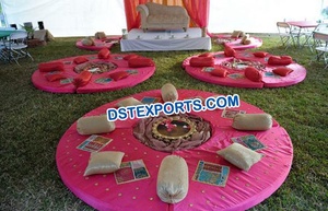 Árabe Mehandi Night Stage Decor Boda India Sangeet Stage Decor Best Trending Mehandi Night Wedding Stage Decoration EE. UU. - Product Image 5