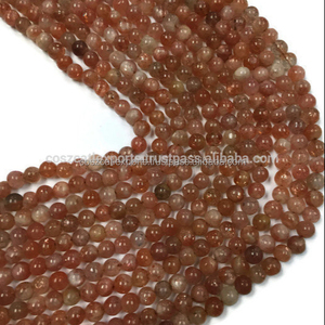 Piedras curativas de cristal liso, bola redonda, piedra solar, tamaño de piedras preciosas facetadas - Product Image 1