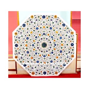 เสื้อฝังประดับโต๊ะสีขาว,เสื้อลายเปียทราดูรา - Product Image 1
