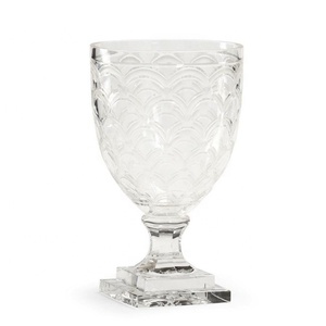 Florero de cristal de lujo para decoración de boda, florero de cristal con forma redonda transparente, con logotipo personalizado, venta al por mayor - Product Image 6