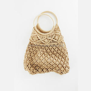 Eco amigable Boho Chic bohemio estilo traje Crochet Macrame venta al por mayor bolso de Macrame - Product Image 1