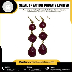 Offre Spéciale boucles d'oreilles en argent sterling 925 meilleur prix vendeur et fournisseur indien pour les occasions de fête de cadeau de mariage - Product Image 3