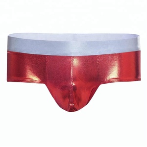 Men's Tight Shiny Leather Pants Underwear - Product Image 6