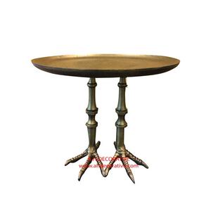 Bandeja y Tazón Decorativos de Lujo para Bodas y Fiestas, Centro de Mesa con Base de Patas de Pájaro - Product Image 1