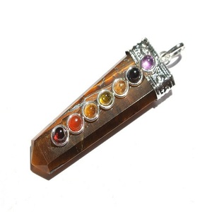 จี้คริสตัลรูปเสือแบบแบนจี้หินอัญมณีหินอาเกตสำหรับเด็ก - Product Image 1