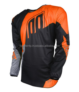 Camiseta de motocross sublimada de manga larga a precio barato de la mejor calidad para adultos, ropa deportiva de carreras transpirable, talla XL para uso en ciclismo - Product Image 1