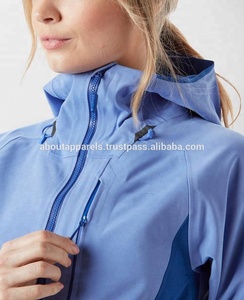 Veste Softshell en polyamide pour femme, nouvelle mode, tissu imperméable, coupe-vent, décontractée, col montant, imprimé, course à pied, ski, randonnée - Product Image 4