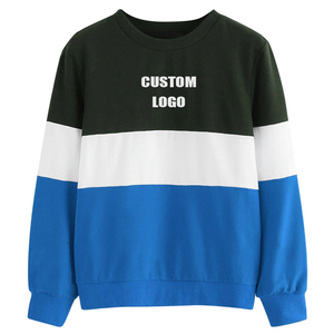 เสื้อสเวตเตอร์แบบสวมหัวคอกลมแขนยาวสำหรับผู้หญิงเสื้อฮู้ดลายทางสวมหัวมีฮู้ดกำหนดโลโก้เองสำหรับฤดูใบไม้ร่วง - Product Image 4