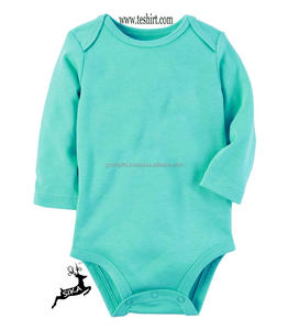 Ali Express Factory Direct Sale Tirupur Baby Organic Cotton Romper Newborn Infant Eco-Friendly Breathable Unisex Snap Button - Product Image 4