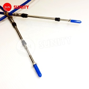 อะไหล่แท้ยี่ห้อดังจากไต้หวัน บริการหลังการขาย 701-48320-90 สายเคเบิลเครื่องยนต์เบนซิน 18 ฟุต สำหรับเรือยามาฮ่า - Product Image 1