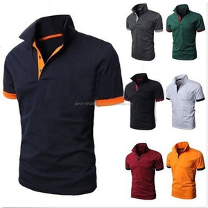 เสื้อโปโลผ้าฝ้าย100สำหรับผู้ชายเสื้อโปโลปักลายเสื้อโปโลผ้าโพลีเอสเตอร์เสื้อคอเต่าออกแบบได้ตามต้องการ - Product Image 5