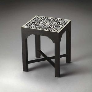 Top Quality Bone Inlay Stool - Product Image 1