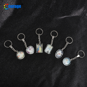 LLavero de cristal con forma de corazón, estampado personalizado a la moda - Product Image 6