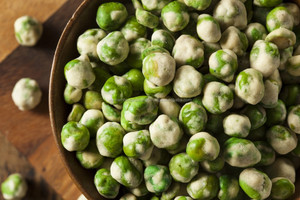 Produits en gros OEM : Snack de pois verts salés épicés et cacahuètes, collation saine en vrac - Product Image 1