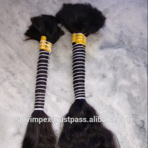 2029 calidad de pelo crudo a granel Venta caliente Remy Hair Weaving.Best Selling Shedding Free y enred Free Hair Extension DE LA India - Product Image 2