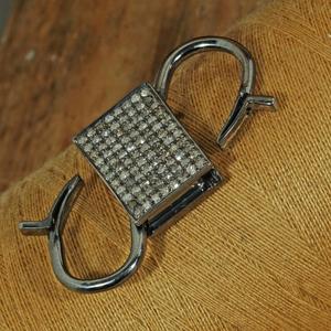 Haute qualité 925 Sterling Silver Pave Diamond Wholesale Finding Fabricant - Product Image 4