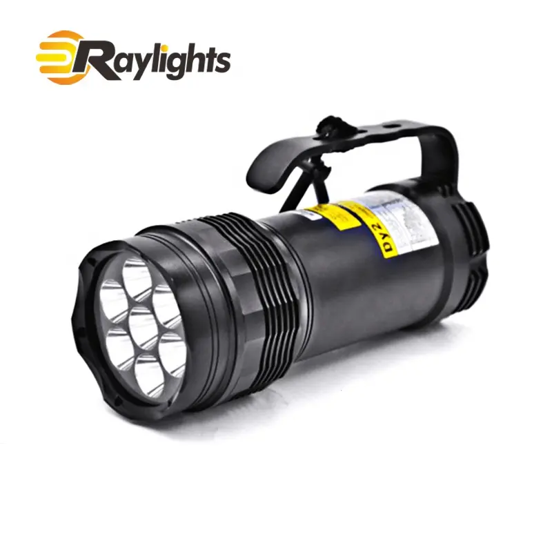 Newest aluminum over 4500 lumens rechargeable led diving flashlight