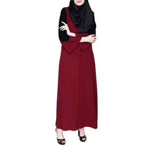 AJM TRADE HOUSE 2019/2020 Middle East Arab Elegant Loose Abaya kaftan vibrant color