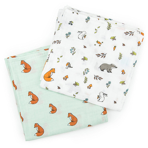 Newborn 100% Cotton Baby Muslin <b>Swaddle</b> <b>Blanket</b> | Soft Receiving Wrap Breathable Infant Cover For Gentle Sleep And Baby Care Use - Product Image 3