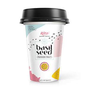 Taza de PP de 330ml con sabor a lichi, sin gluten, vitamina C, puré Natural rico, jugo de semilla de albahaca, botella de opciones de piña naranja de Vietnam - Product Image 4