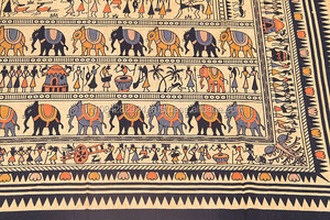 พรมทอแขวนผนังรูปลิงฮิปปี้แมนดาลาต้นไม้แบบใหม่ - Product Image 2